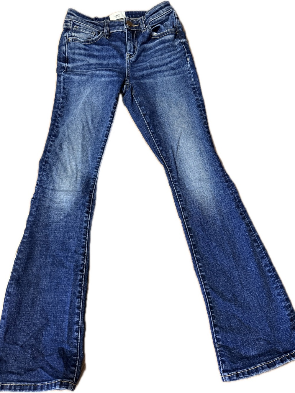 Buckle BKE Youth Dark Blue Flared 10R Kids Jeans